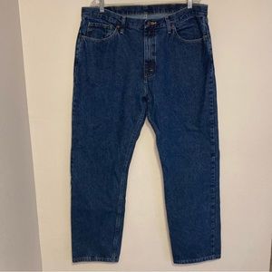 Wrangler Jeans Men’s 38x32 Regular Fit Denim Work Pants Western 100% Cotton